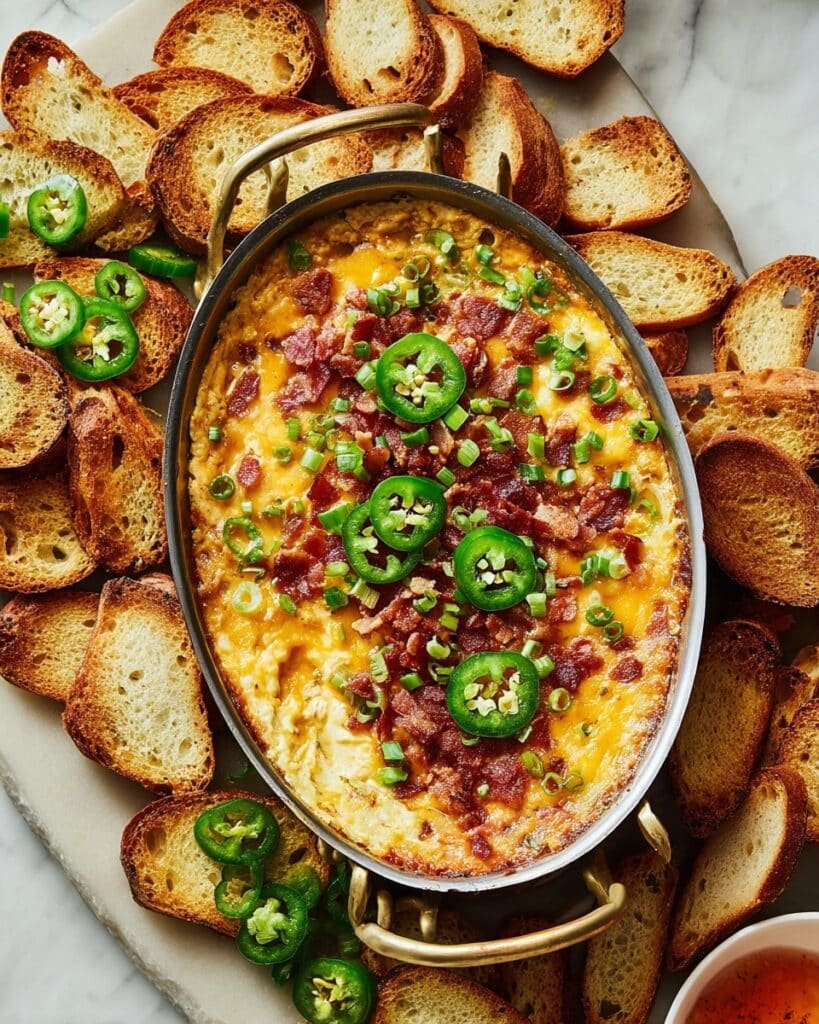 Hot Honey Jalapeno Popper Dip Recipe