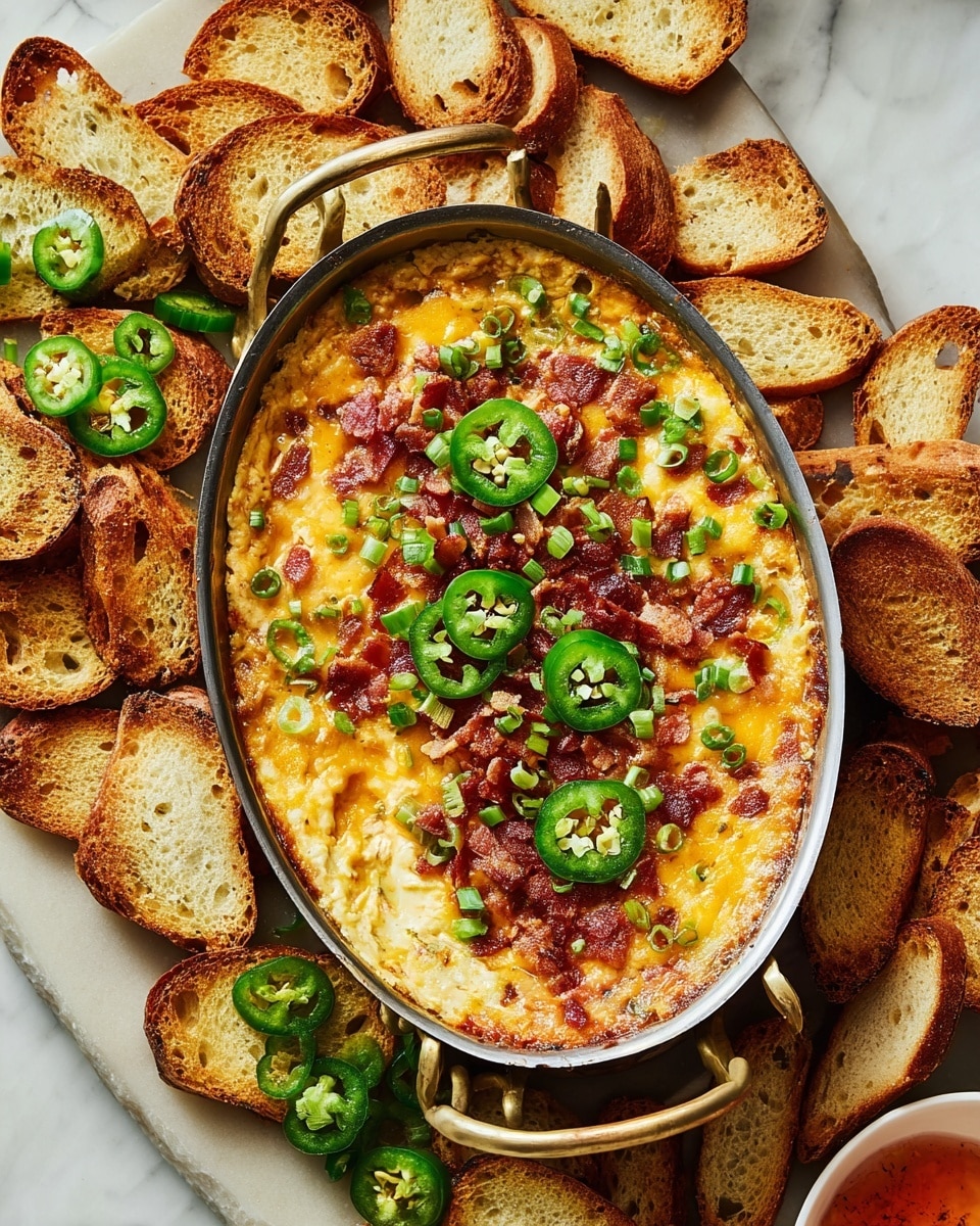 Hot Honey Jalapeno Popper Dip Recipe