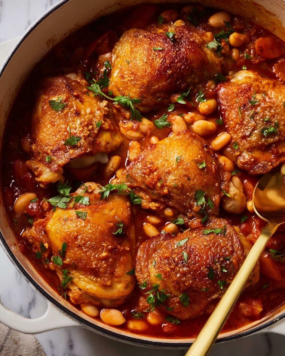 Chicken Tagine with Apricots, Chickpeas, and Preserved Lemon Recipe