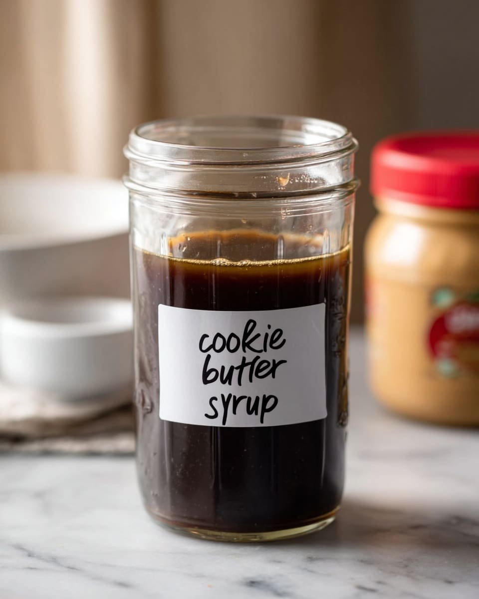 Salted Cookie Butter Coffee Syrup Recipe