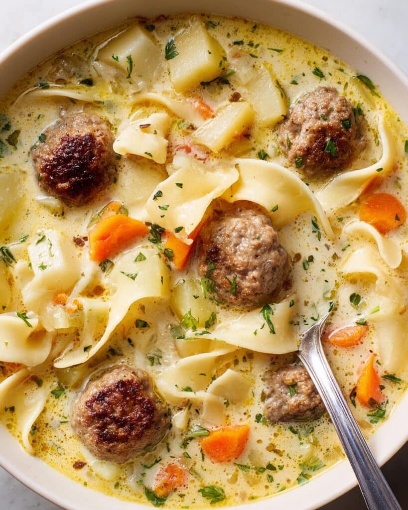 Swedish Meatball Soup Recipe