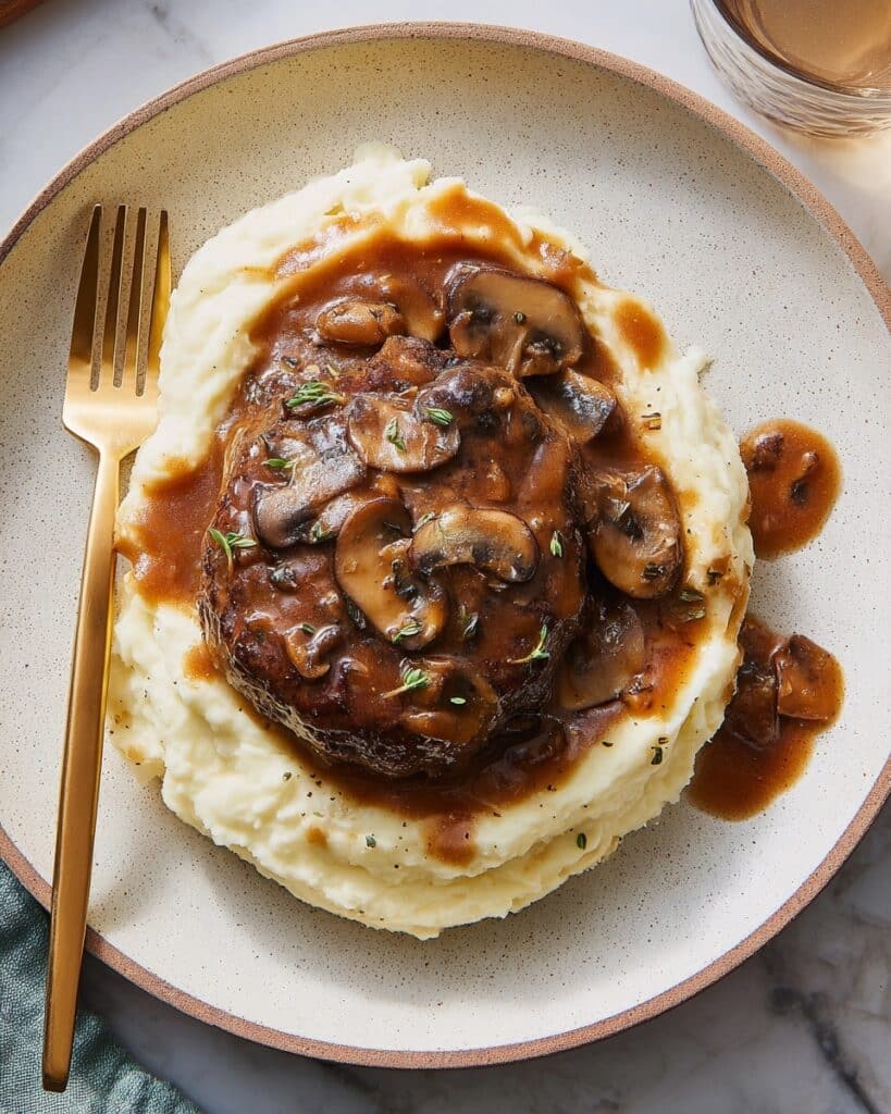 Salisbury Steak with Mushroom Gravy Recipe