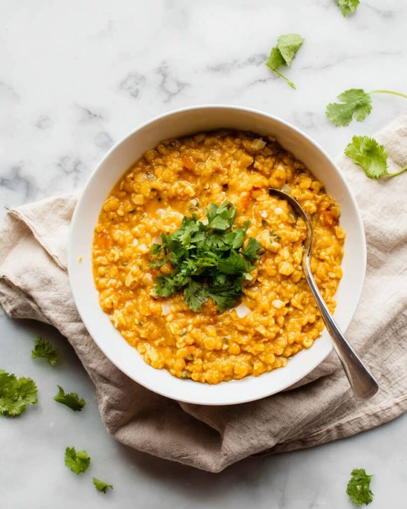 Coconut Red Lentil Dahl Recipe