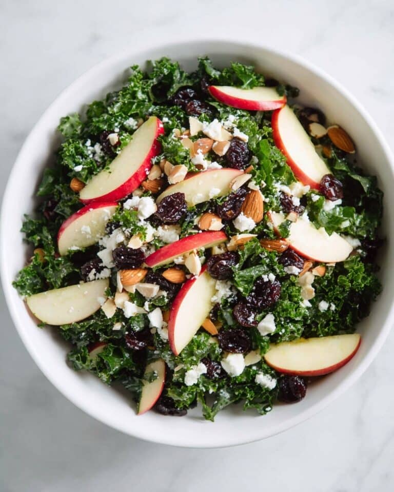 Kale Salad With Apples and Toasted Almonds Recipe