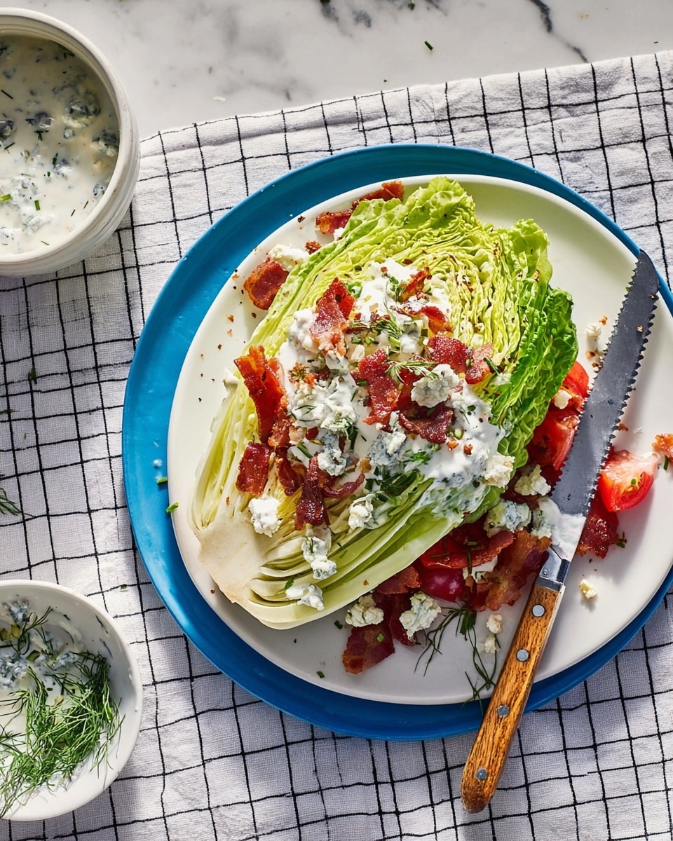 Garlic Herb Wedge Salad Recipe