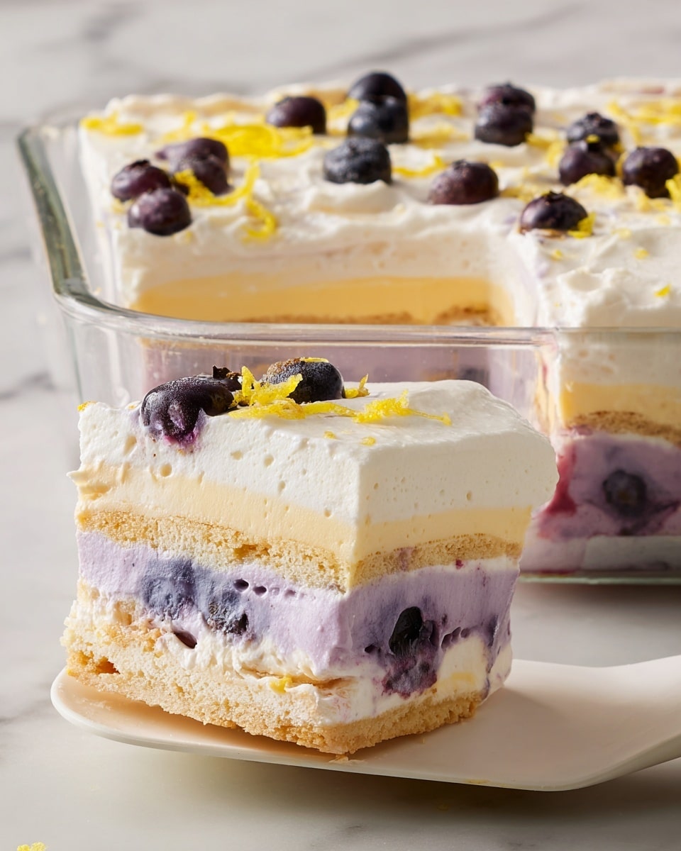 Lemon-Blueberry Cheesecake Lasagna Recipe