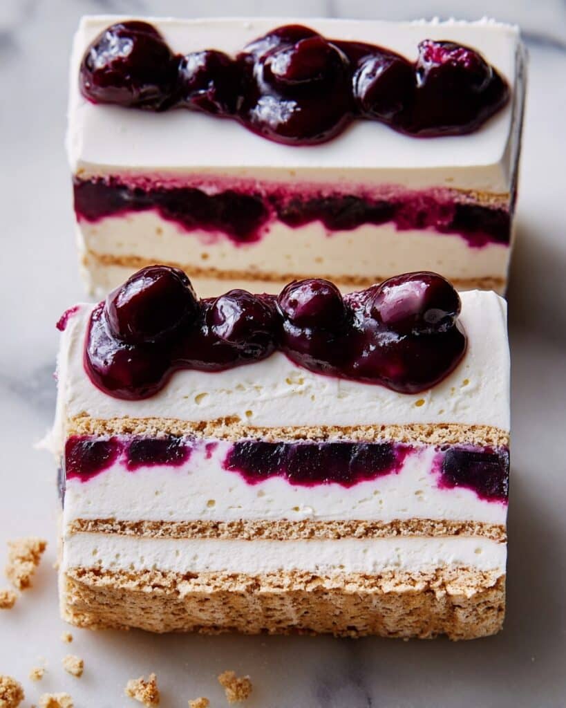 Blueberry Cheesecake Icebox Cake Recipe