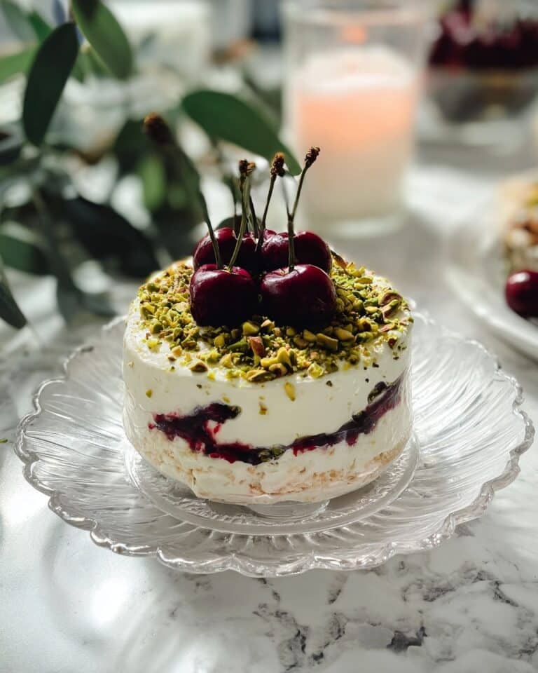 Whipped Bada Bing Cherry Brie Cake Recipe