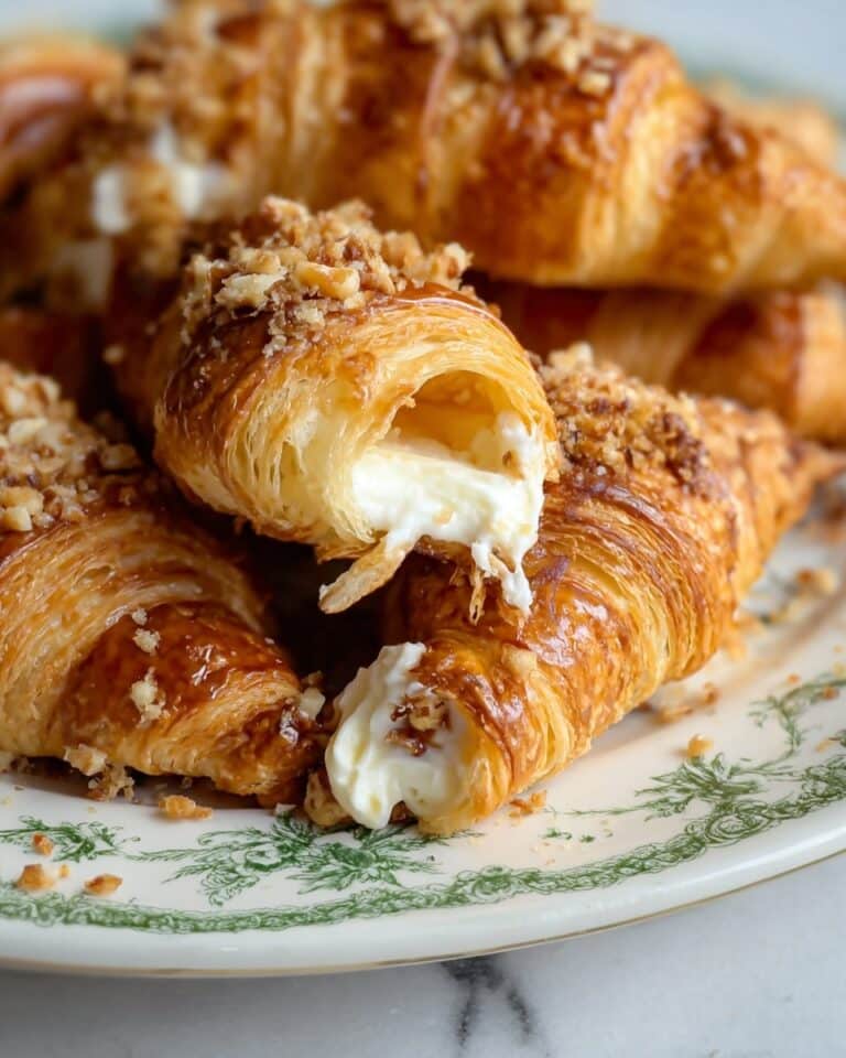 Fig Brie Stuffed Croissants Recipe