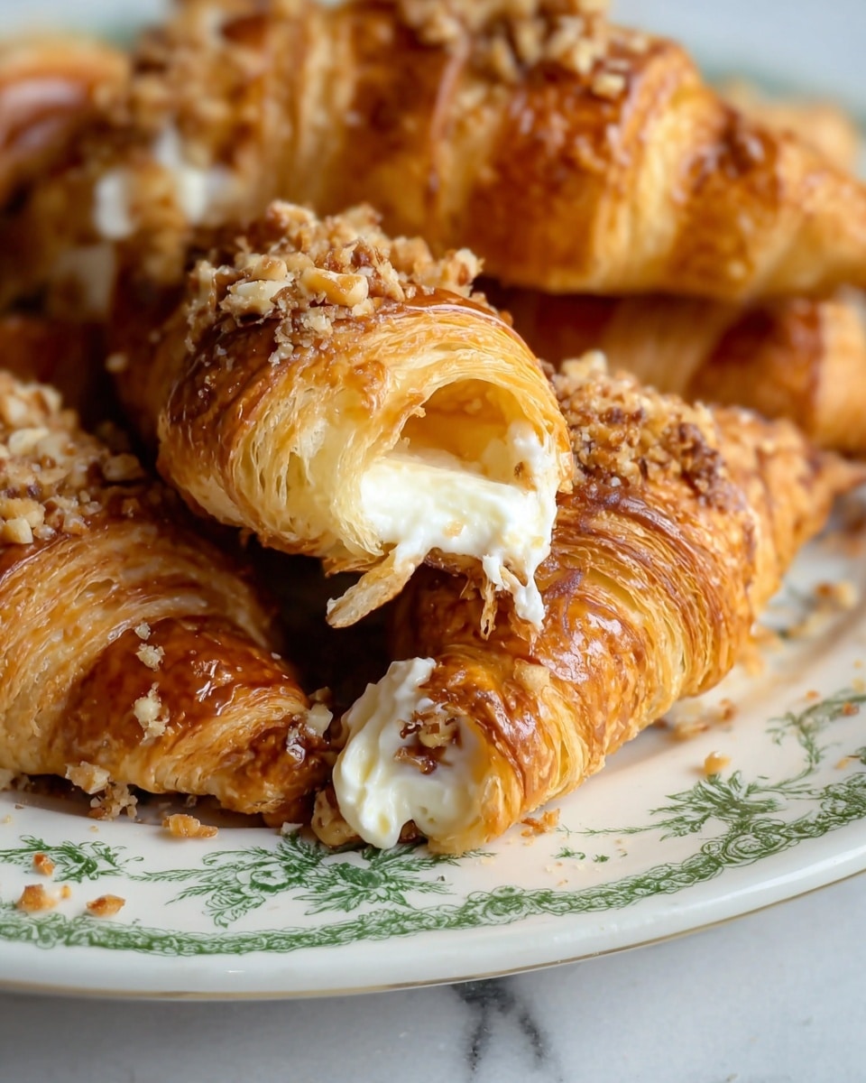 Fig Brie Stuffed Croissants Recipe
