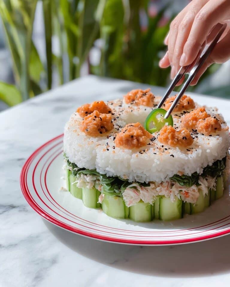 Crab Tampico Sushi Bundt Cake Recipe
