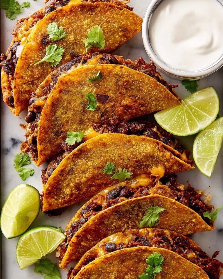 Crispy Sheet-Pan Black Bean Tacos Recipe