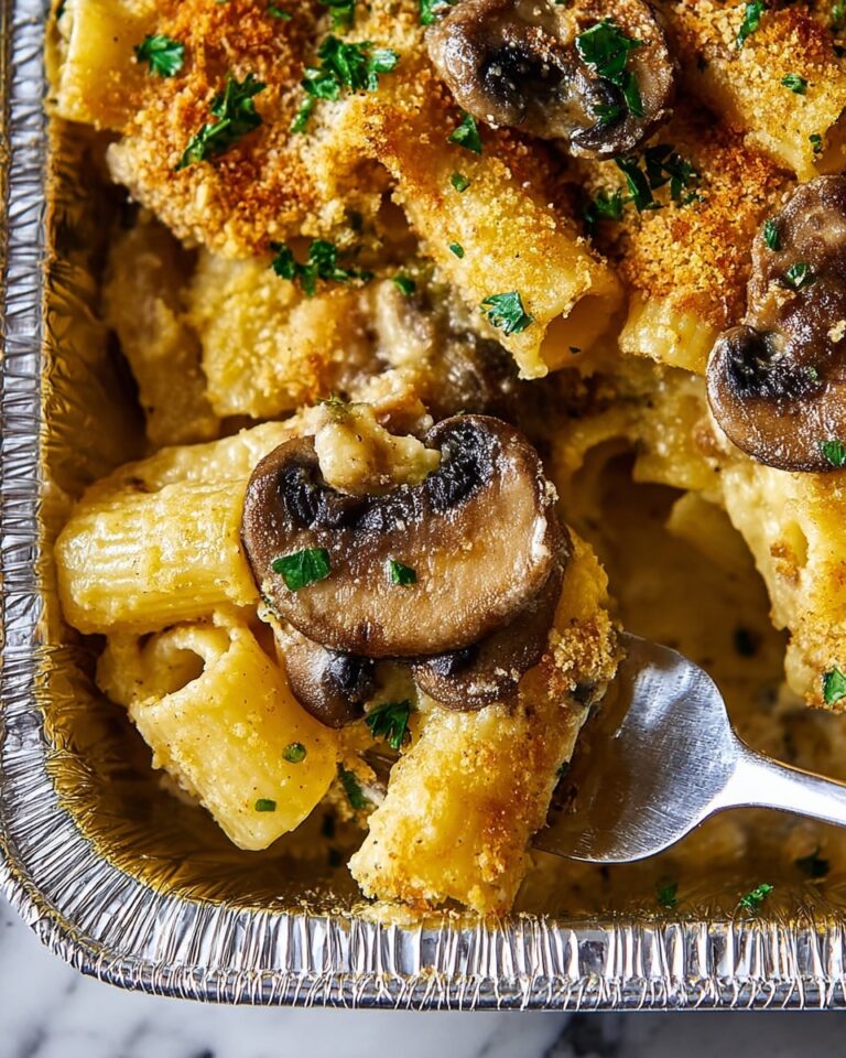 Mini Mushroom Pasta Bakes Recipe