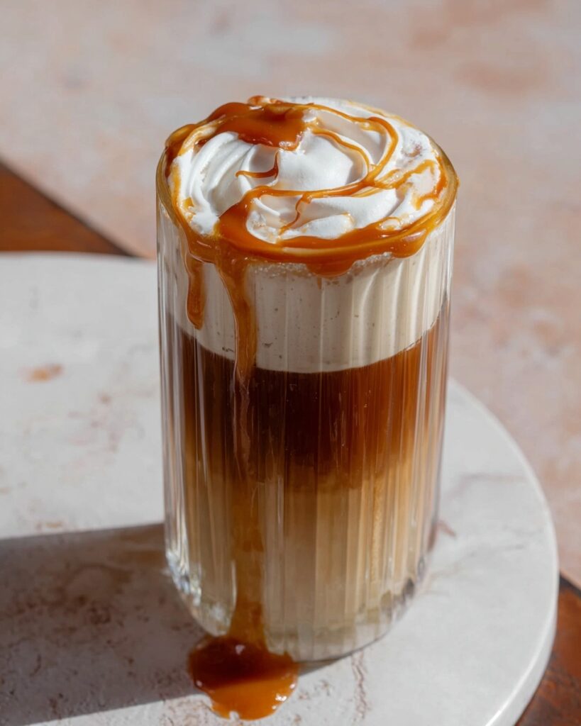 Salted Caramel Cream Cold Brew (Starbucks Copycat) Recipe