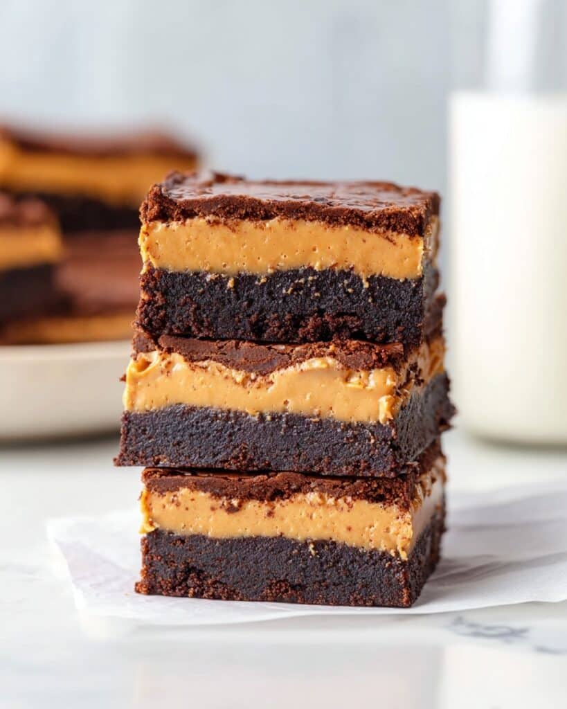 Peanut Butter Stuffed Brownies Recipe