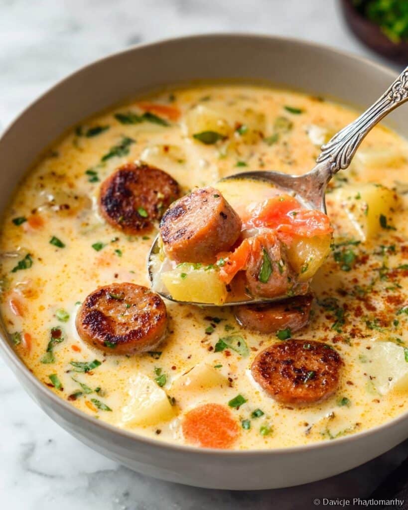 Slow Cooker Cajun Potato Soup Recipe