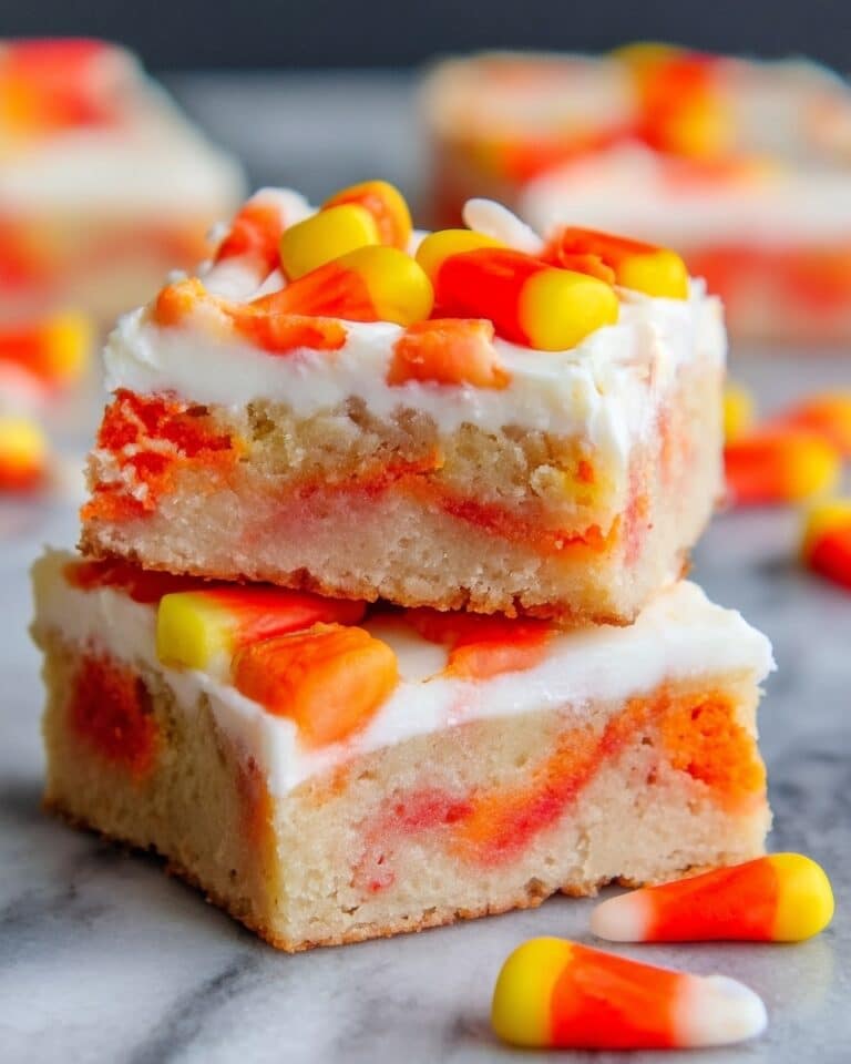 Candy Corn Cookie Bars Recipe
