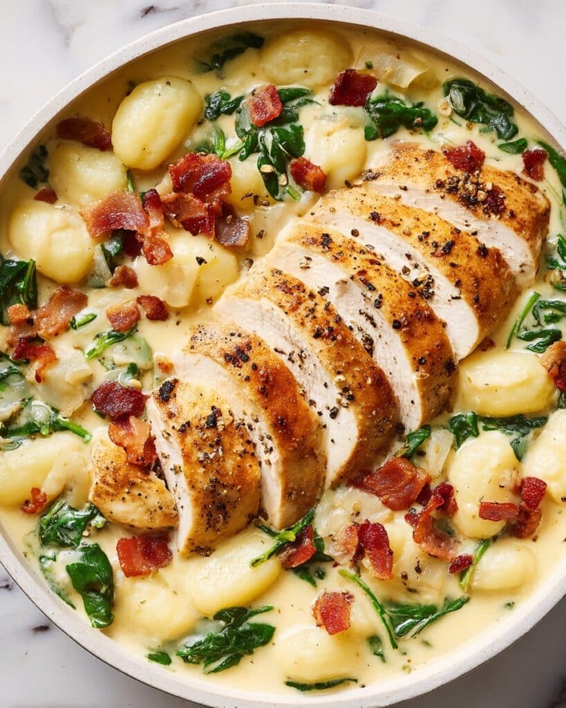 High-Protein Creamy Chicken Gnocchi Recipe