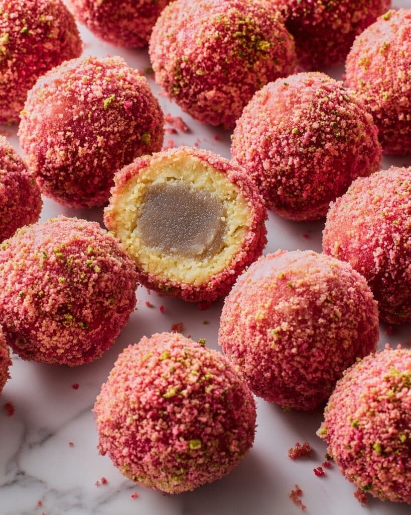 Strawberry Crunch Protein Bites Recipe