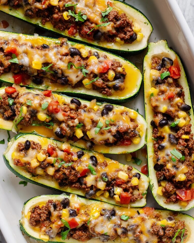 Burrito Zucchini Boats Recipe