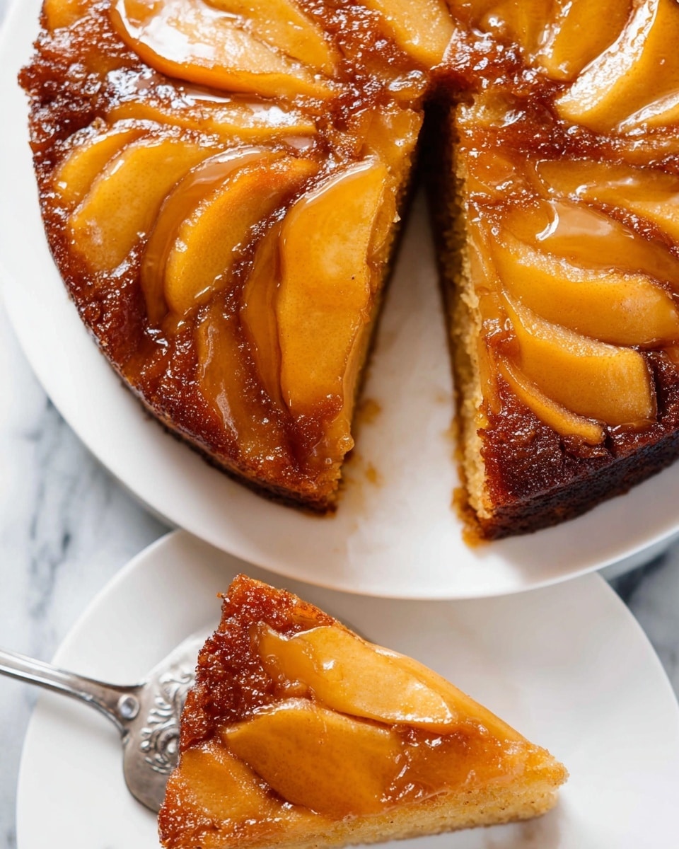 Caramel Apple Upside Down Cake Recipe