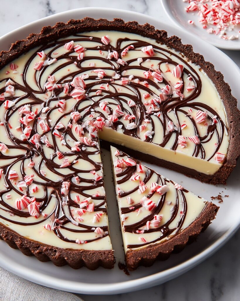 Peppermint Bark Cookie Cake Recipe