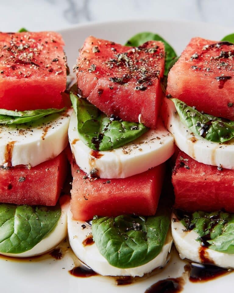 Watermelon Caprese Recipe