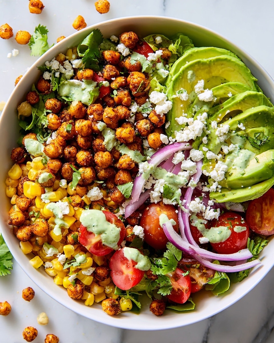 Crispy Chili-Lime Chickpea Salad Recipe