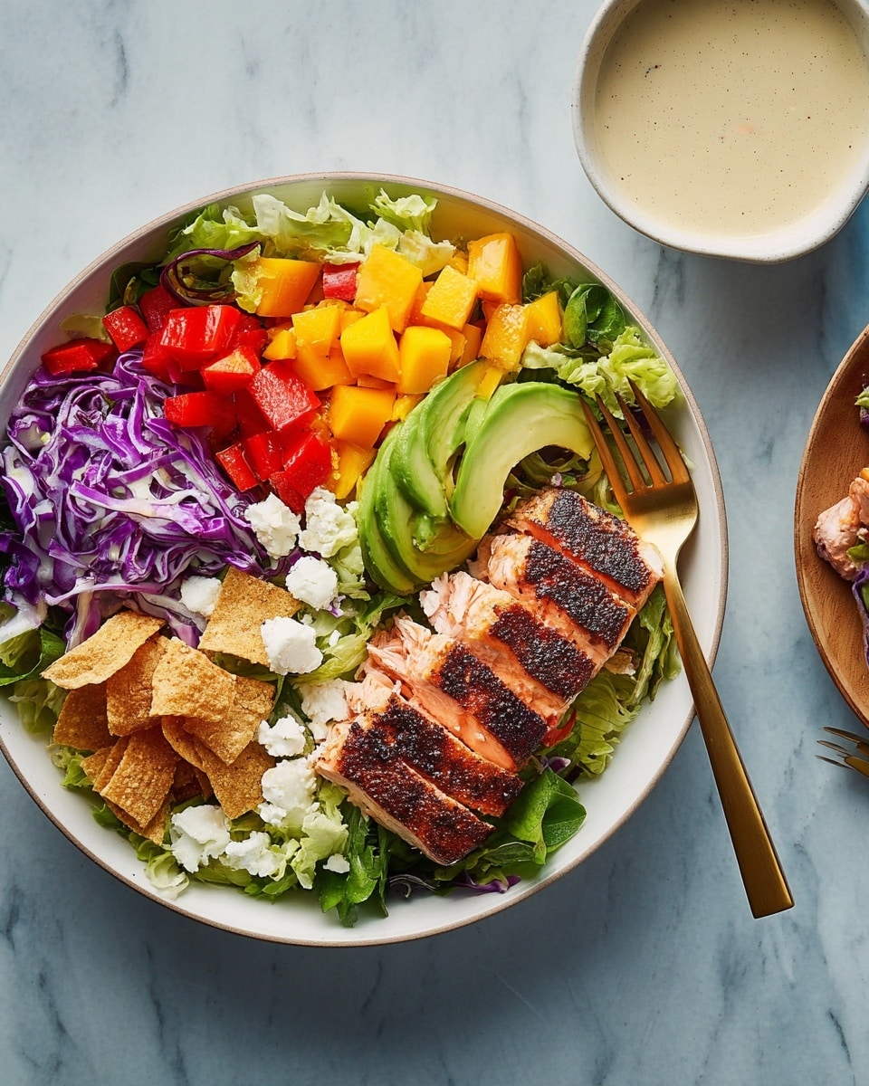 Caribbean Cobb Salad With Salmon Recipe