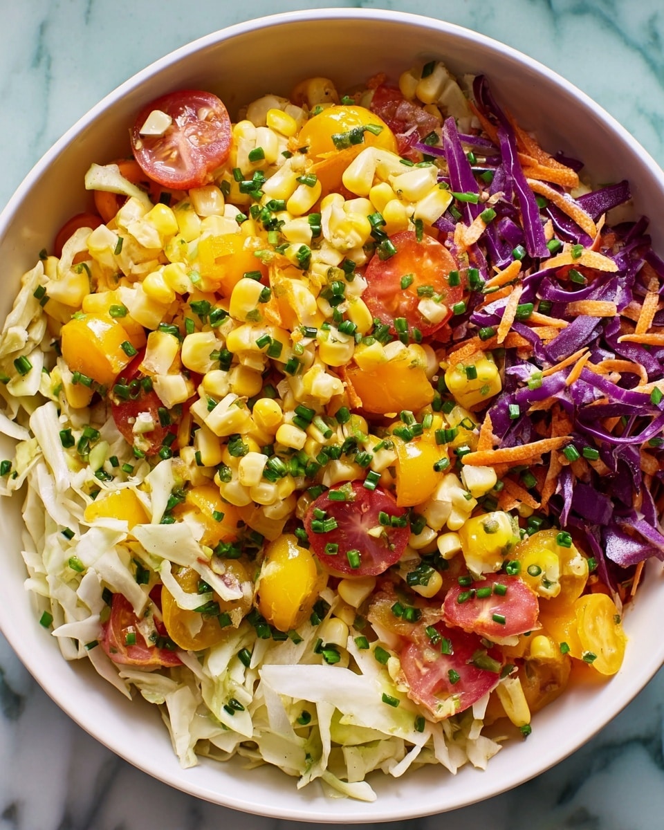 Golden Girl Salad with Sweet Corn Vinaigrette Recipe