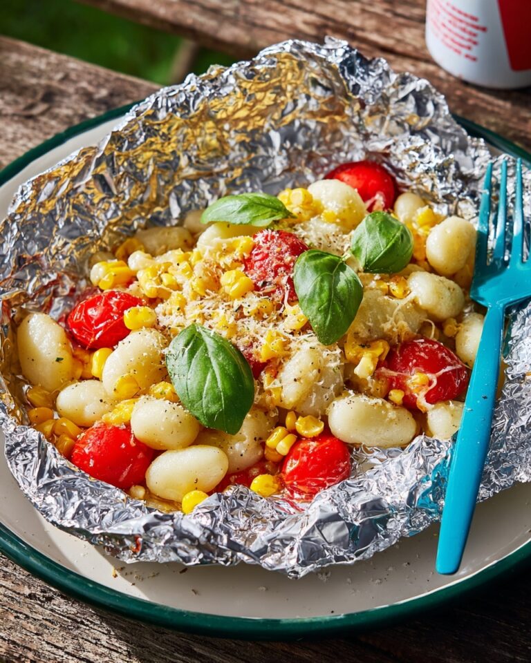 Corn Tomato Gnocchi Foil Packs Recipe