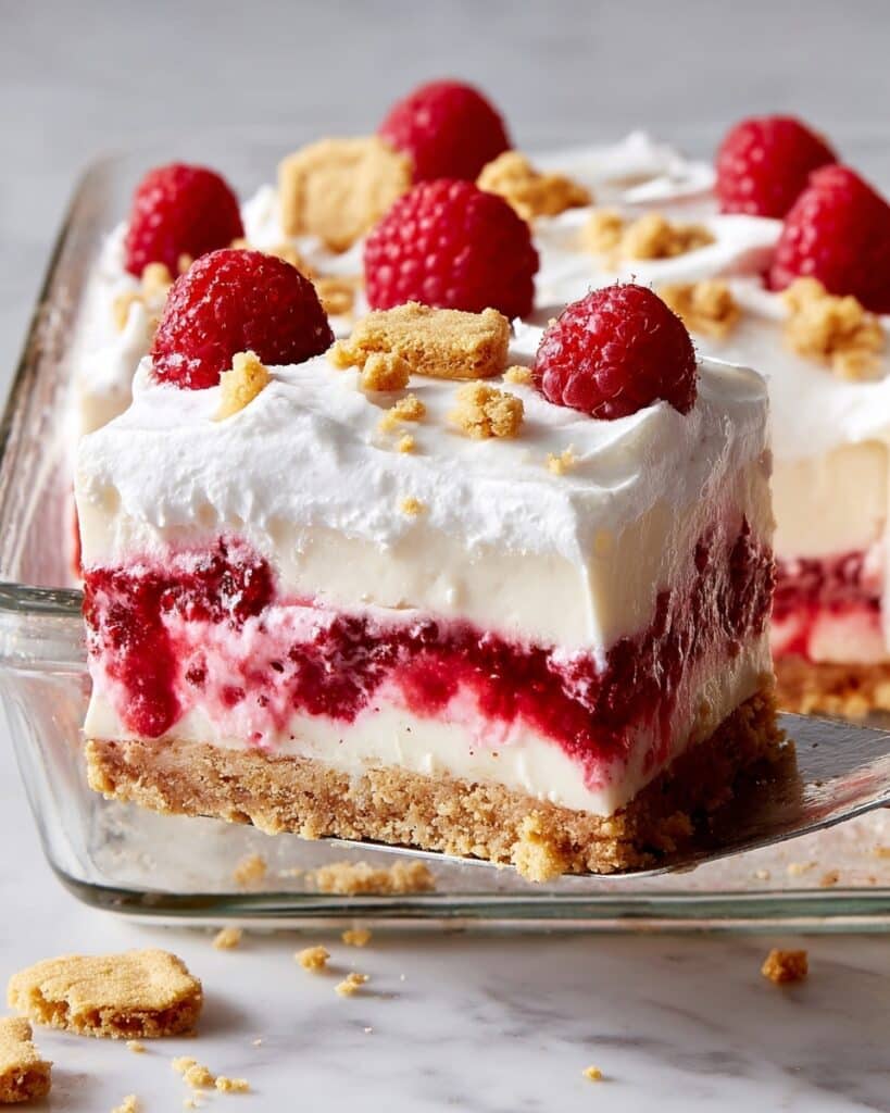 Raspberry Cheesecake Lasagna Recipe