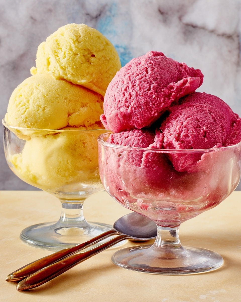 Green & Red Grape Sorbet Recipe