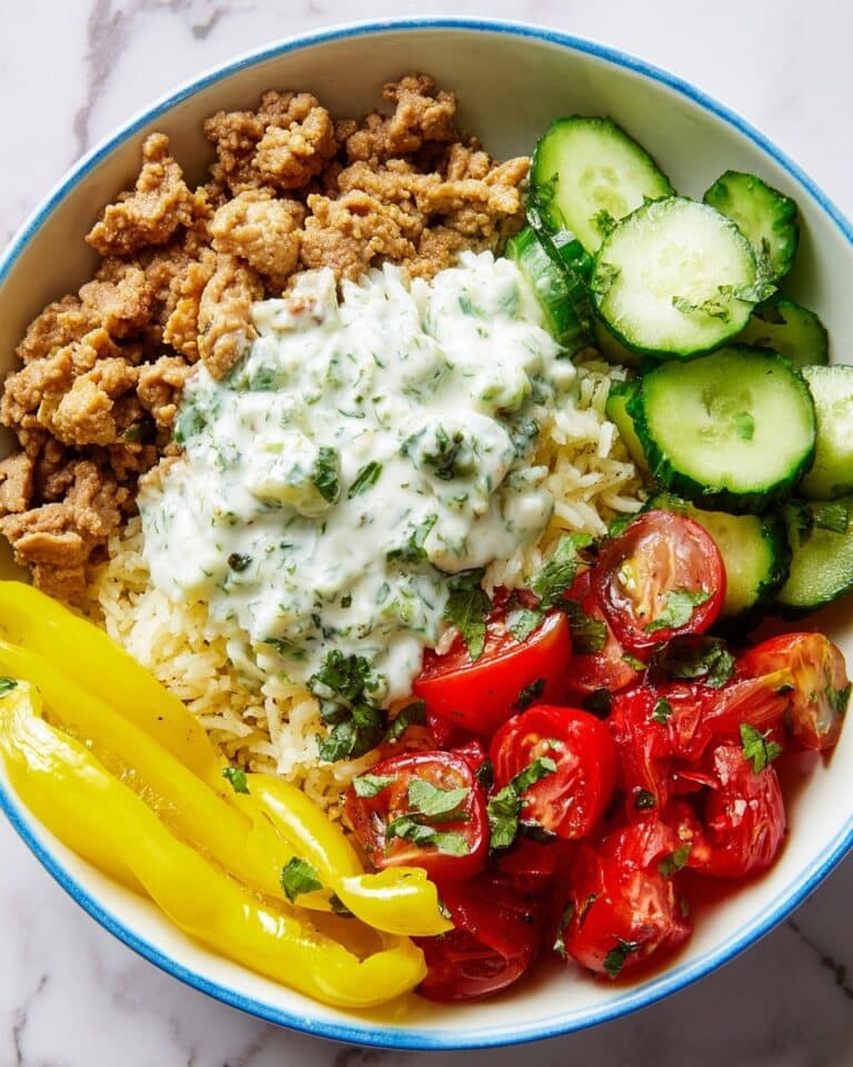 Low-Carb Turkey Gyro Bowl Recipe