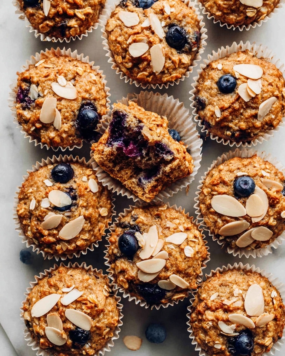 Blueberry Almond Power Muffins Recipe