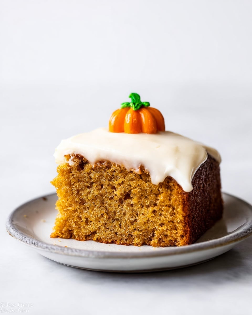 Pumpkin Cake with Cream Cheese Frosting Recipe