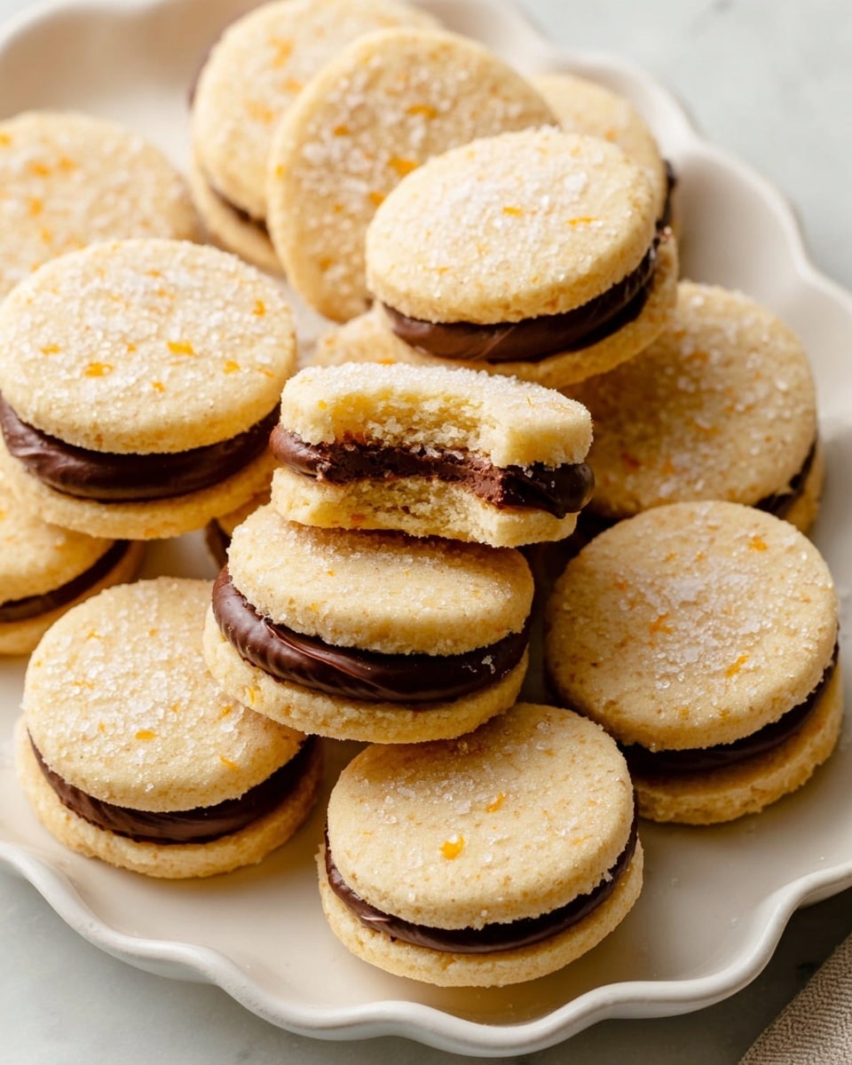 Chocolate Orange Sandwich Cookies Recipe