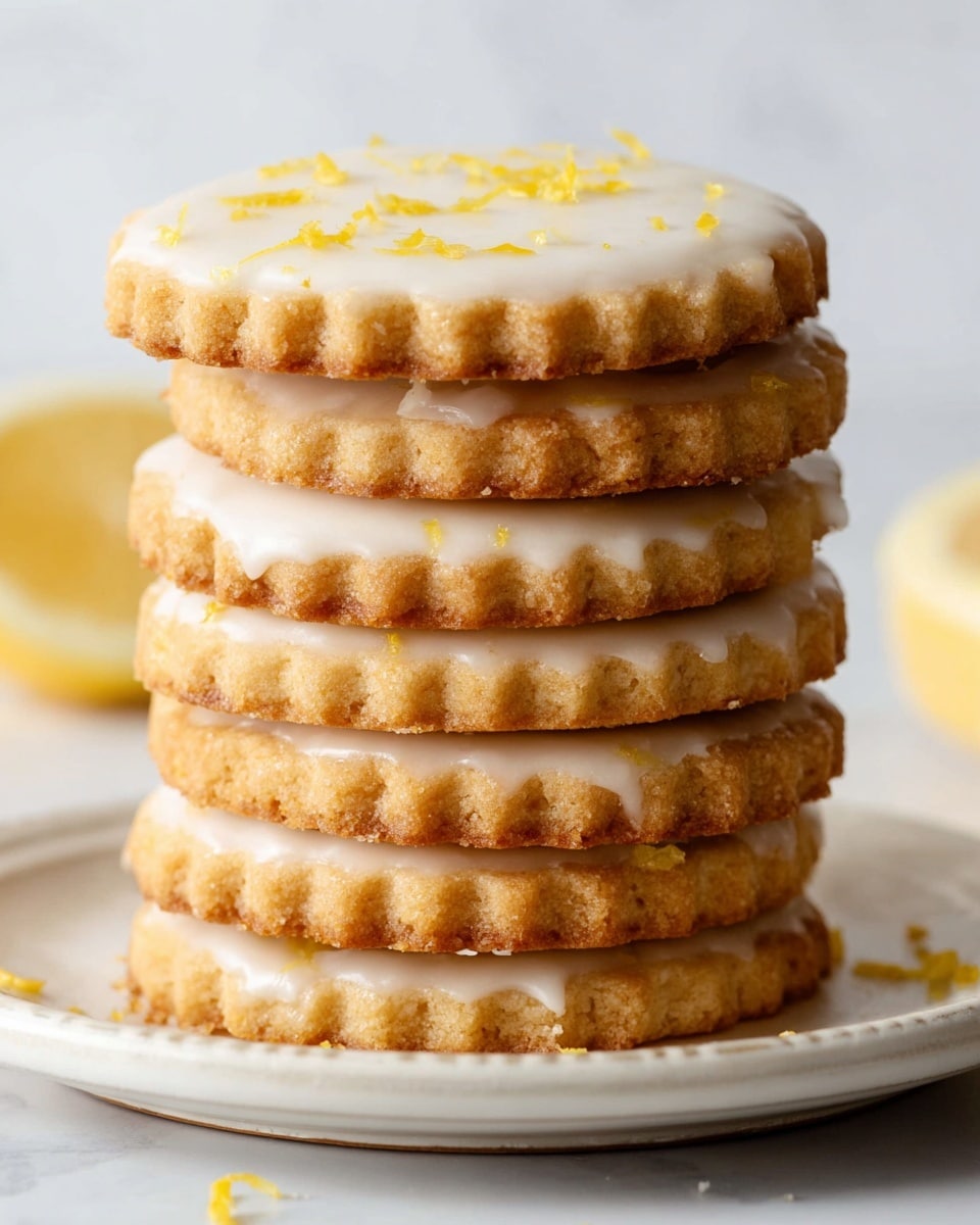 Lemon Shortbread Cookies Recipe