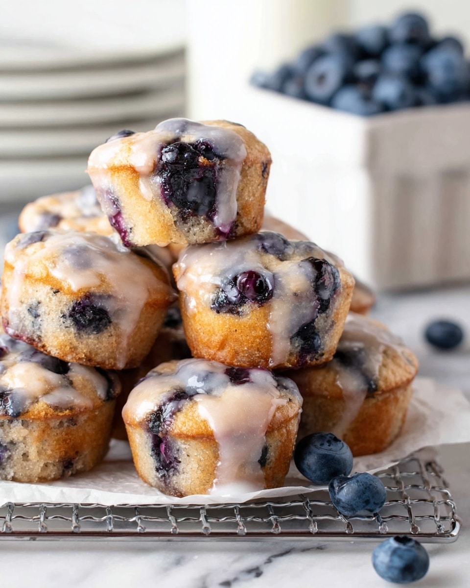 Baked Blueberry Fritter Bites Recipe
