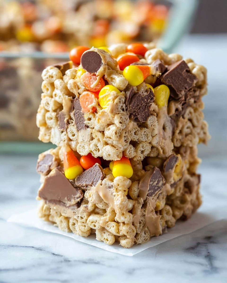 No Bake Peanut Butter Puffs Bars Recipe