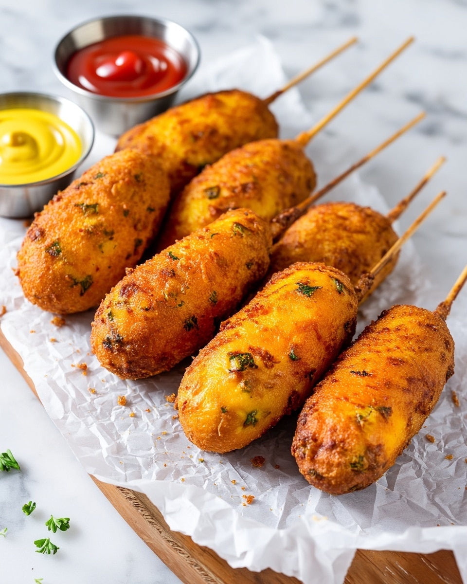 Jalapeno Cheddar Corn Dogs Recipe