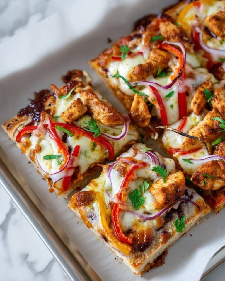 BBQ Chicken Flatbreads Recipe
