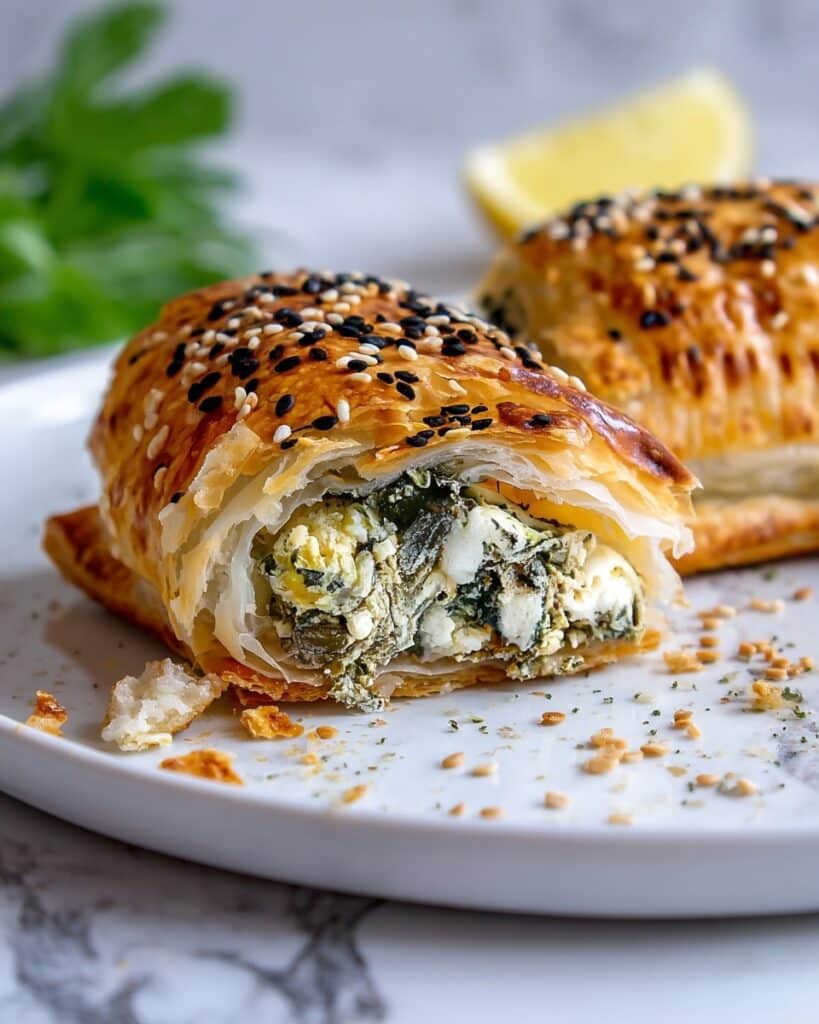 Spinach and Feta Triangles Recipe