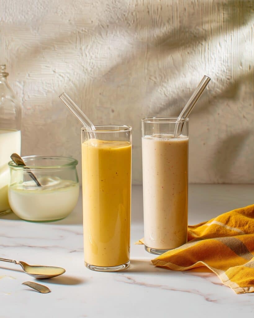 Roasted Mango or Banana Lassi Recipe