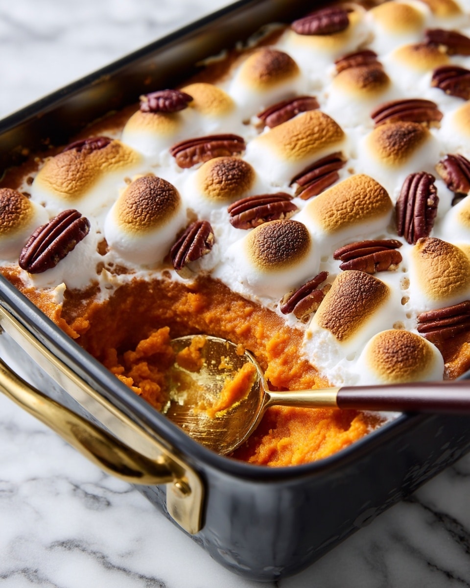 Marshmallow-Pecan Sweet Potato Casserole Recipe