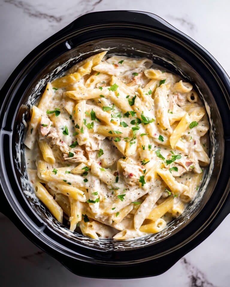 Slow Cooker Olive Garden Chicken Pasta Recipe