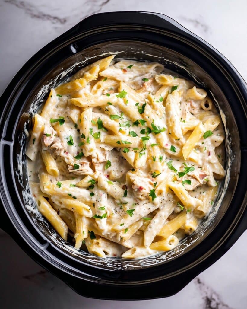 Slow Cooker Olive Garden Chicken Pasta Recipe