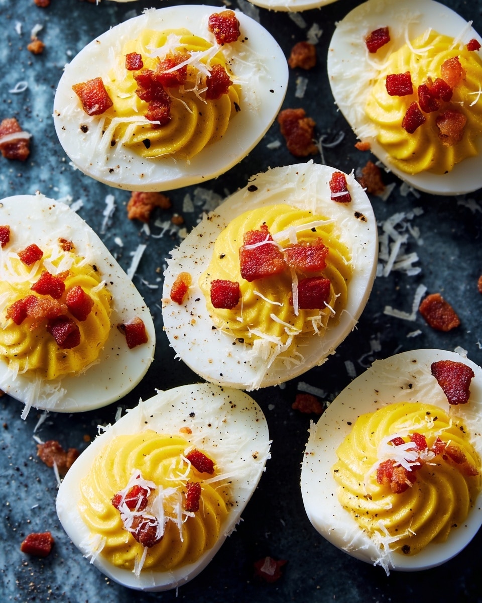 Carbonara Deviled Eggs Recipe