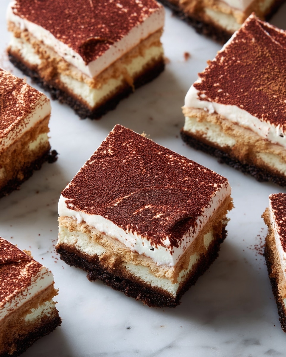 Tiramisu Cheesecake Bars Recipe
