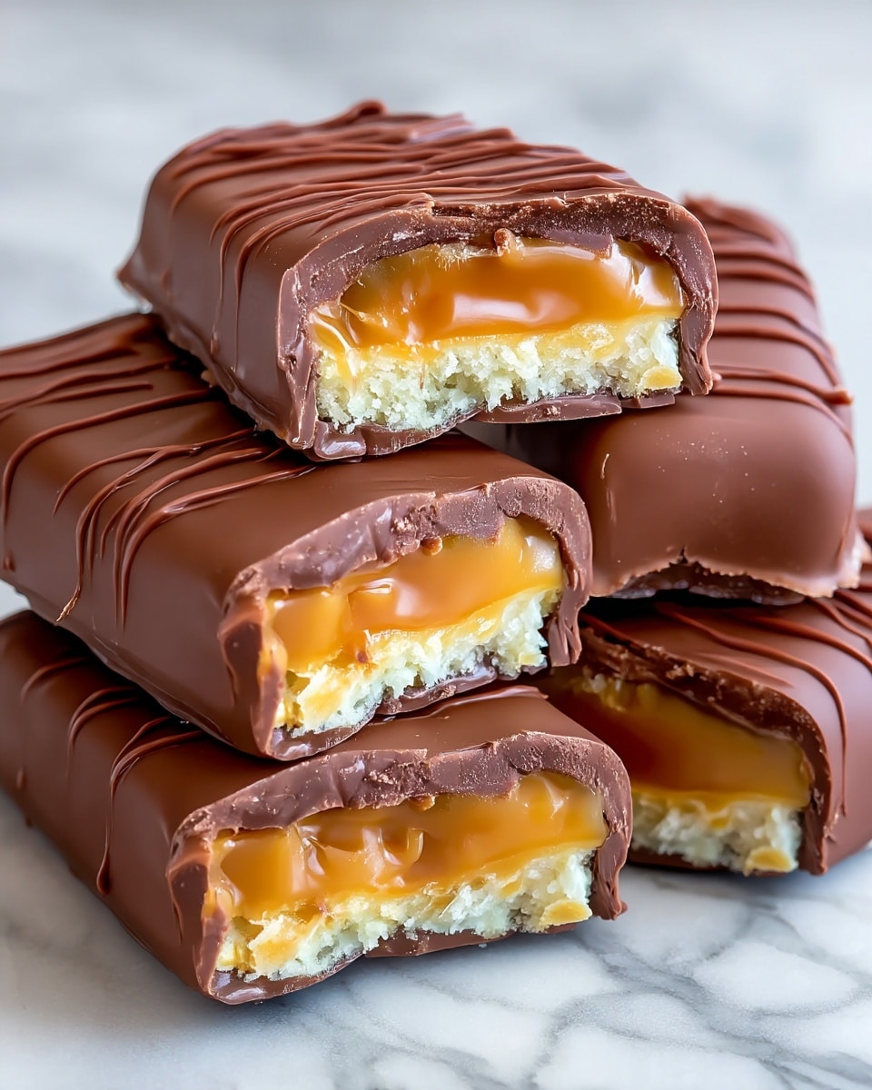 Homemade Milky Way Bars Recipe